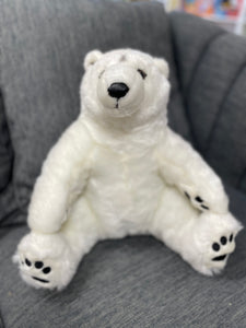 Ivory the Polar Bear: Weighted Toy - 2.4kg