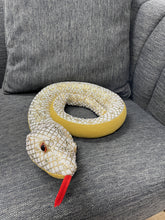 Load image into Gallery viewer, Shimmer the Golden Snake: Weighted Toy 1.25kg