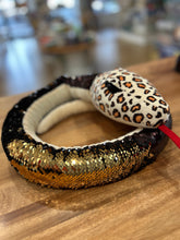 Load image into Gallery viewer, Goldie the Weighted Sequin Snake - Weighted Toy: 1.6kg