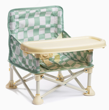 Load image into Gallery viewer, IZIMINI Baby Chair: Parker (Green Check)