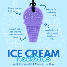 Load image into Gallery viewer, ARK Therapeutic Ice Cream Necklace: Lavender XXT