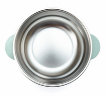Load image into Gallery viewer, Jeanie Baby Stainless Steel / Silicone Suction Bowl: Sage Green