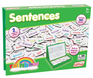 Junior Learning Rainbow Sentences