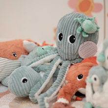 Load image into Gallery viewer, Les Ptipotos Filou the Octopus, Mum &amp; Baby: Mint