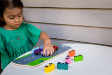 Load image into Gallery viewer, Wooden Car and Truck 1-10 Number Puzzle - The Sensory Studio