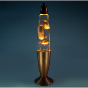Metallic Motion Lava Lamp - Gold