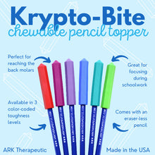 Load image into Gallery viewer, Ark Therapeutic Pencil Topper Krypto Bite: Teal XT