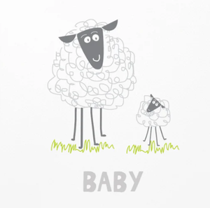 Lauren Hinkley Greeting Card: Baby Sheep - The Sensory Studio