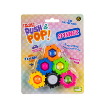 Load image into Gallery viewer, Fidget Fingers Push &amp; Pop Fidget Spinner