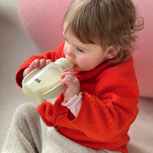 Load image into Gallery viewer, BIBS Silicone Sippy Bottle 150ml: Ivory
