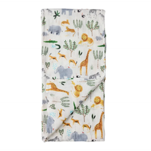 Load image into Gallery viewer, LouLou Lollipop: Muslin Swaddle Wrap Safari Jungle