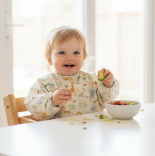 Load image into Gallery viewer, LouLou Lollipop: Long Sleeve Bib - Safari Jungle