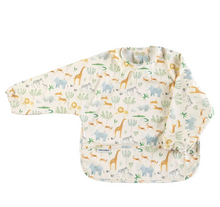 Load image into Gallery viewer, LouLou Lollipop: Long Sleeve Bib - Safari Jungle