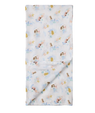 Load image into Gallery viewer, LouLou Lollipop: Muslin Swaddle Wrap - Mermaids