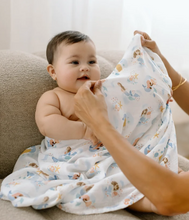 Load image into Gallery viewer, LouLou Lollipop: Muslin Swaddle Wrap - Mermaids