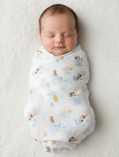 Load image into Gallery viewer, LouLou Lollipop: Muslin Swaddle Wrap - Mermaids
