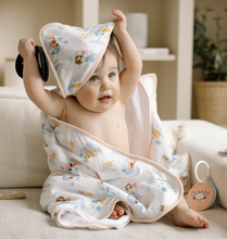 Load image into Gallery viewer, LouLou Lollipop: Hooded Towel Set - Mermaids