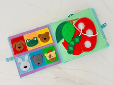 Load image into Gallery viewer, Wondertivity: Lucky Lion Toddler Felt Activity Book