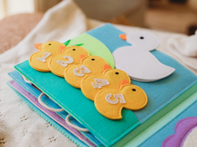 Load image into Gallery viewer, Wondertivity: Lucky Lion Toddler Felt Activity Book