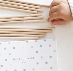 Mindful & CO Kids Affirmation Colouring Pencils