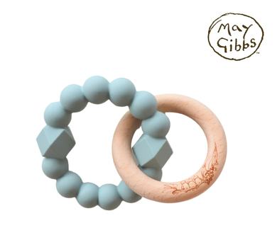 JellyStone Designs May Gibbs Moon Teether - Sage