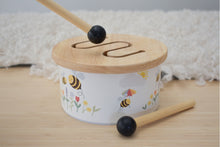 Load image into Gallery viewer, Classic Calm Wooden Drum: Buzzy Bee