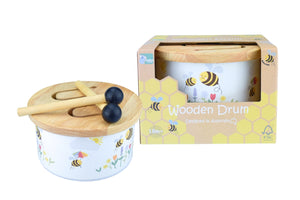 Classic Calm Wooden Drum: Buzzy Bee