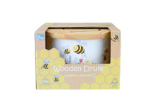 Load image into Gallery viewer, Classic Calm Wooden Drum: Buzzy Bee