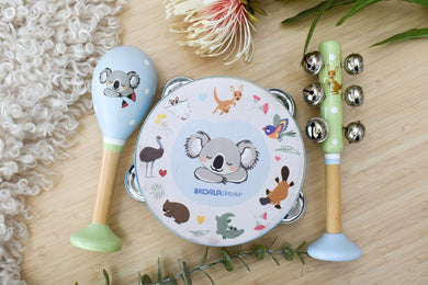 Wooden 3 Piece Musical Set: Australian Animals - The Sensory Studio