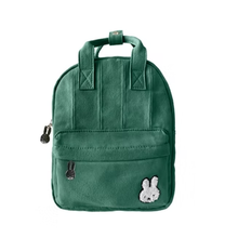 Load image into Gallery viewer, Miffy Canvas Back Pack - Small: Green