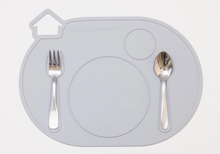 Load image into Gallery viewer, Montessori Mates Mini Silicone Placemat | Misty Grey