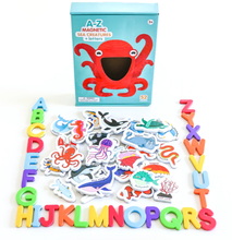 Load image into Gallery viewer, Curious Columbus: A-Z Magnetic Sea Creatures &amp; Letters