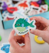 Load image into Gallery viewer, Curious Columbus: A-Z Magnetic Sea Creatures &amp; Letters