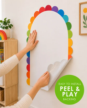 Load image into Gallery viewer, Curious Columbus: Rainbow Magnetic Peel &amp; Play Wall Decal: Pre-Order