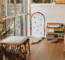 Load image into Gallery viewer, Curious Columbus: Rainbow Magnetic Peel &amp; Play Wall Decal: Pre-Order