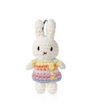 Load image into Gallery viewer, Just Dutch Miffy Handmade Keychain 11cm: Turner Dress White