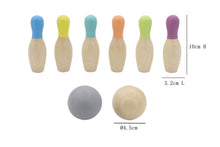 Load image into Gallery viewer, Wooden Kids Bowling Set - 6 Pin Set