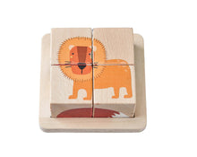 Load image into Gallery viewer, Wooden Block Puzzle: Jungle Animals