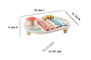 Wooden Spring Insect Musical Table - The Sensory Studio
