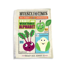Load image into Gallery viewer, Jo &amp; Nic's Crinkly Cloth Baby Book: Fruit &amp; Vegetables