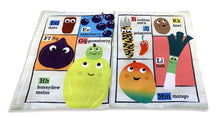 Load image into Gallery viewer, Jo &amp; Nic's Crinkly Cloth Baby Book: Fruit &amp; Vegetables