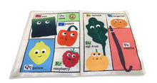 Load image into Gallery viewer, Jo &amp; Nic's Crinkly Cloth Baby Book: Fruit &amp; Vegetables