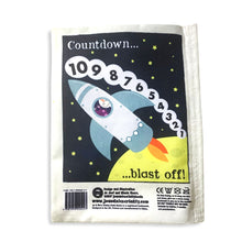 Load image into Gallery viewer, Jo &amp; Nic's Crinkly Cloth Baby Book: Counting In Space