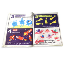 Load image into Gallery viewer, Jo &amp; Nic's Crinkly Cloth Baby Book: Counting In Space