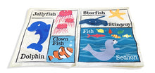 Load image into Gallery viewer, Jo &amp; Nic's Crinkly Cloth Baby Book:  Under the Sea