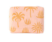 Load image into Gallery viewer, Oh Coconuts Wet Dry Pouch - Medium: Pink Palms: Pre-Order