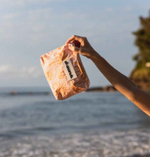 Load image into Gallery viewer, Oh Coconuts Wet Dry Pouch - Medium: Pink Palms: Pre-Order