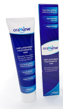 Load image into Gallery viewer, OraNurse Unflavoured Toothpaste: 1450PPM