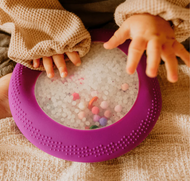 Jellystone Designs Peekaboo Sensory Bag: Galaxy (Purple) - The Sensory Studio