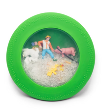 Load image into Gallery viewer, Jellystone Designs Peekaboo Sensory Bag: Farm (Green)